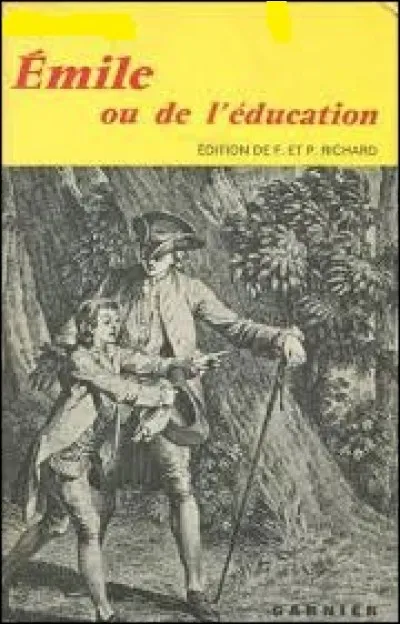 « L'Émile » est une uvre littéraire de ...