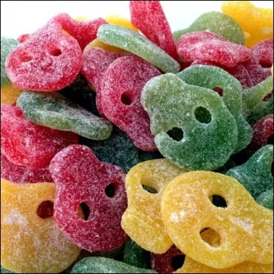 Ces têtes de morts feront piquer plusieurs langues. Ce sont des bonbons ...