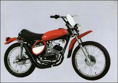 Cette marque était beaucoup plus connue pour ses motos que ses cyclos (du moins en France).