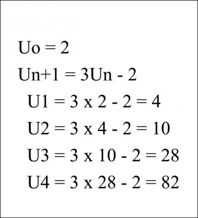 Conjecturez une expression de Un en fonction de n.