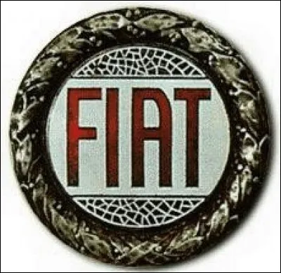 En quelle année le constructeur Fiat utilisait-il ce logo ?