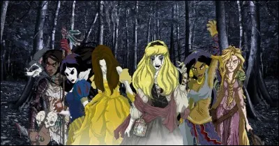 Retrouve le nom de la princesse étant toute à droite.