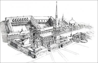 Sur ce dessin, vous reconnaissez en plus de la cathdrale Saint-Lambert (dtruite)