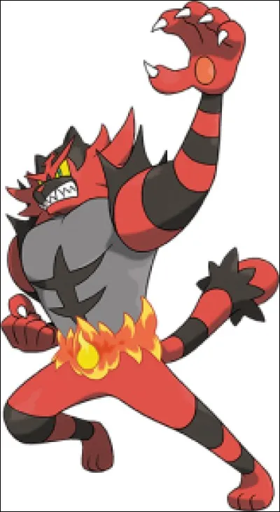 Quel est ce Pokémon de type feu ?