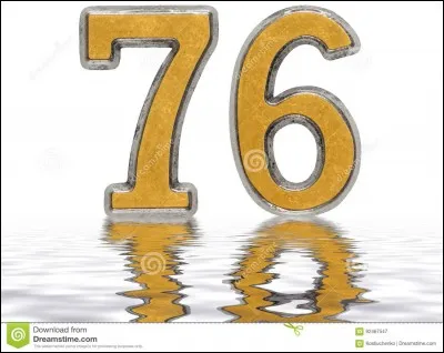 76 est le numéro de département de Paris.