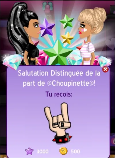 Avec quoi fait-on les salute ?