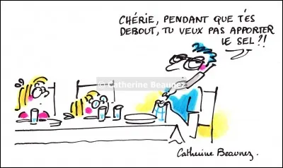 La boire en mer ne manque pas de sel.