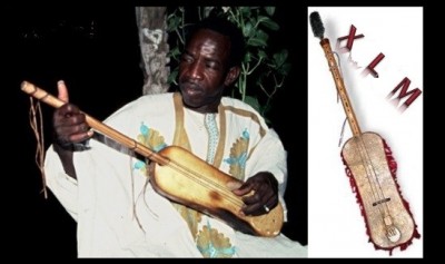 X - Cette guitare traditionnelle du Sénégal est un "xalam".