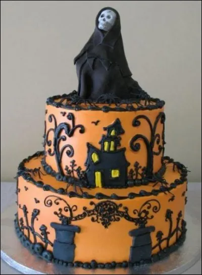 Quel nom porte le gâteau commercialisé pour la fête d'Halloween ?