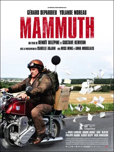Celle-ci, c'est cadeau ! 
Quelle moto conduit Depardieu dans "Mammuth" ?