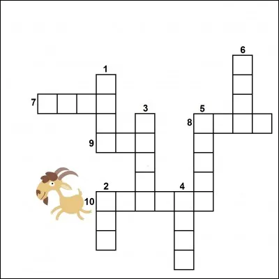 Quel mot peut-on mettre au numéro 10 ?