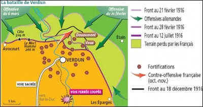 Quand a eu lieu la bataille de Verdun ?