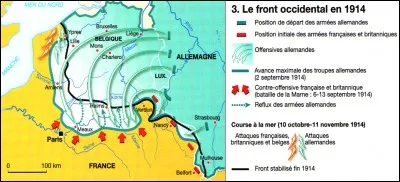 Quelles furent les conséquences territoriales de l'avancée allemande au début de la guerre ?