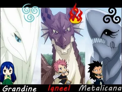 Nous sommes trois dragons très connus dans le monde des mangas. Nous sommes extrêmement puissants et nous avons chacun notre enfant. Mais qu'est-ce qui cloche sur cette image ?