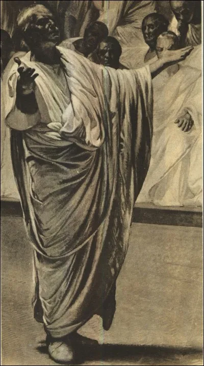 Le plus célèbre orateur romain, sa fin sera tragique, exécuté par des sicaires, sa tête et ses mains furent envoyées à Antoine, qui les fit attacher à la tribune aux harangues. Qui est-il ?