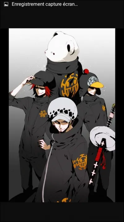 Dans l'équipage de Law, qui est placé en "première place" ?