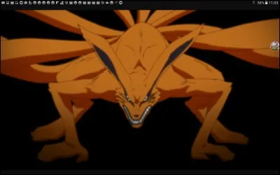 Quand Naruto essaye de contrôler Kyubi, qui le sauve et immobilise Kyubi ?