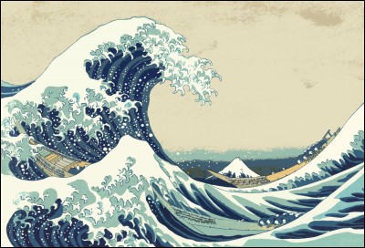 «La Grande Vague de Kanagawa». De qui ce tableau est-il l'œuvre ?