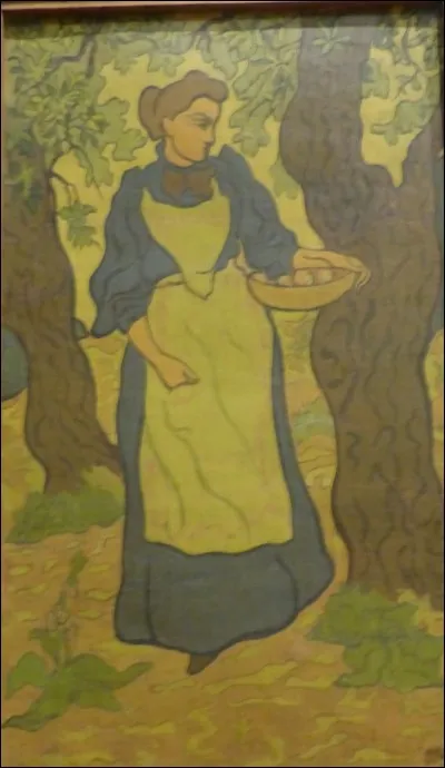 Qui a peint cette "Cueillette des pommes" ?