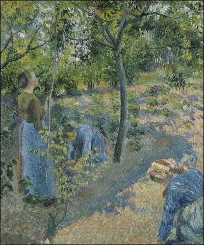 A qui doit-on la toile "Cueillette des pommes" ?