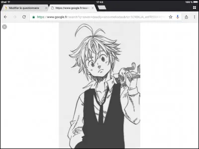 Comment s'appelle ce personnage dans "Seven Deadly Sins "?