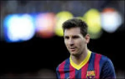 Quel est le niveau de Lionel Messi en 2014 ?