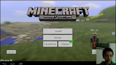 Avec quoi joues-tu à Minecraft ?