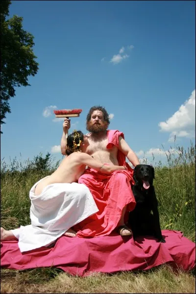 Vision artistique de Zeus et de ;