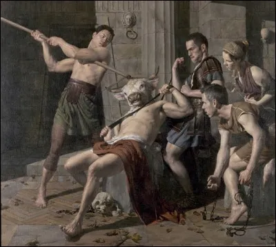 Quel héros va dérouiller sérieusement le terrifiant Minotaure ?