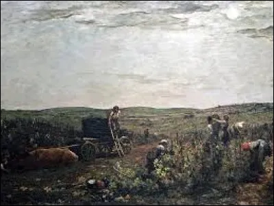 Qui a peint "Les vendanges en Bourgogne" ?