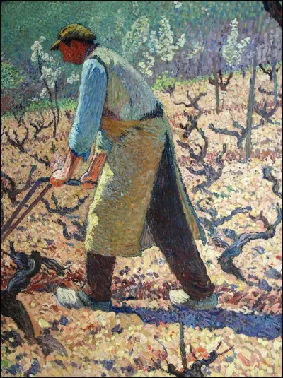 Qui a peint "Préparation des vignes en Quercy" ?