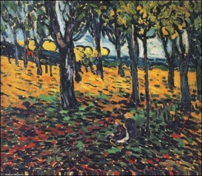 Qui a peint "Les châtaigniers à Chatou" ?