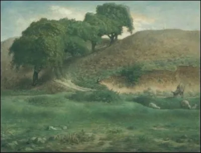 Qui est l'auteur de la peinture "Parcours à travers les châtaigniers" ?