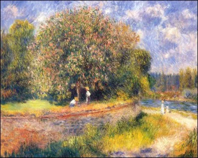 Qui a représenté "Les châtaigniers" ?