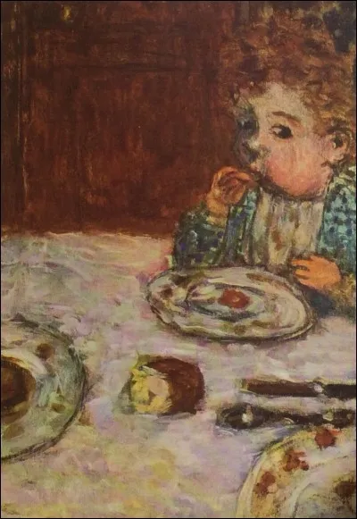 Qui a peint "L'enfant qui déjeune" ?