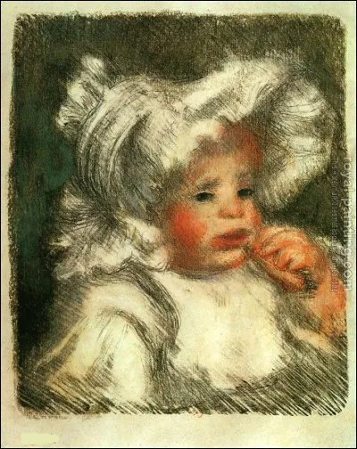 A qui doit-on "L'enfant au biscuit" ?