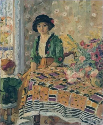 Qui a peint "Une mère et son enfant" ?