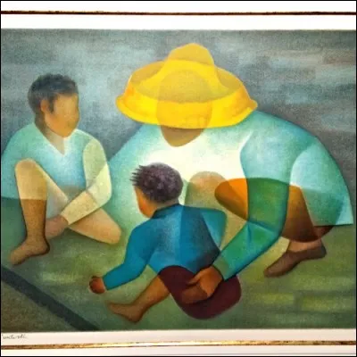 Qui a réalisé la peinture "Jeux d'enfants" ?