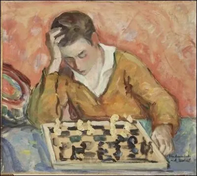 Qui a représenté "L'enfant jouant aux échecs" ?