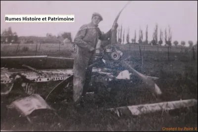 Le 21 mai 1940 un avion anglais tomba dans un champ rumois. Ce fut le premier d'une longue série dans la région. Quel était le type de cet avion ?