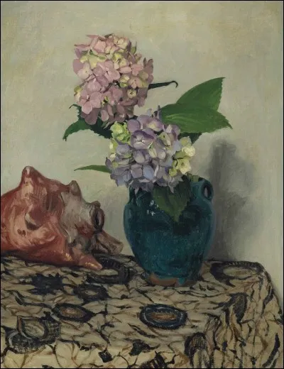 Qui a peint "Hortensia et coquillage" ?