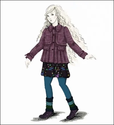 De quelle forme sont les boucles d'oreilles de Luna ?