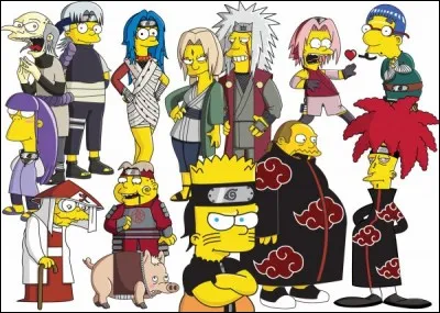 Quel personnage des Simpson se prend pour Orochimaru ?