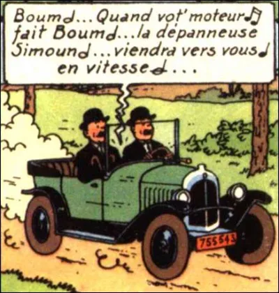 Dans quel album peut-on voir cette Citroën 5 HP ?