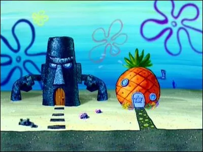 Dans quelle ville habite "Bob l'éponge" ?