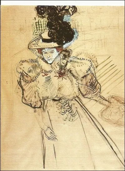 Quel est le titre de ce tableau de Toulouse-Lautrec ?