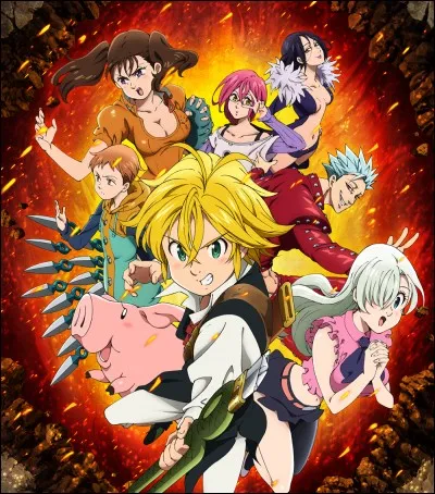 Quel est le nom du trio principal de "Seven Deadly sins" ?