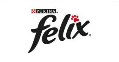 Quelles sont les couleurs du chat mascotte de la marque de nourriture pour les chats 'Félix' ?
