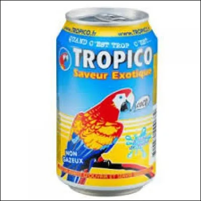 Comment s'appelle le perroquet mascotte de la marque Tropico ?