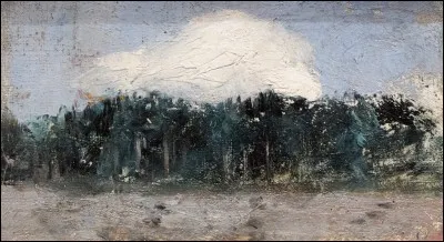 Qui a peint "Nuage blanc sur la forêt" ?